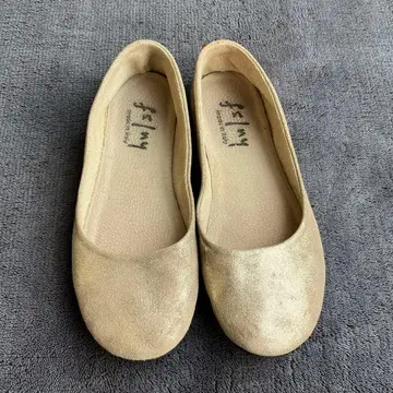 fs/ny 골드 플랫슈즈 사이즈 6.5