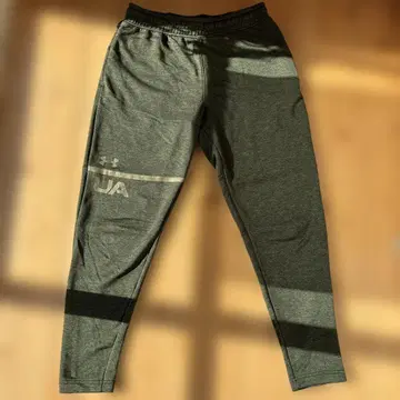 언더아머 조거 팬츠 그레이 UA 로고 XL 새상품급