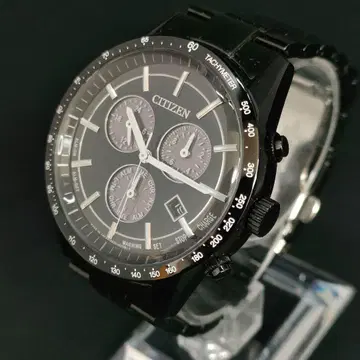 CITIZEN 시티즌 블랙 화이트 에코 드라이브 전파 솔라 손목시계