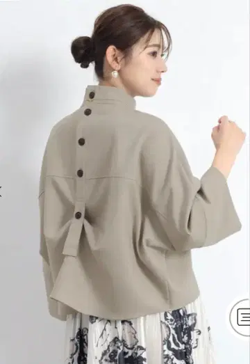 [ 미사용 새상품 택 포함 ] fennel 페넬 베이지 하이넥 긴팔 상의