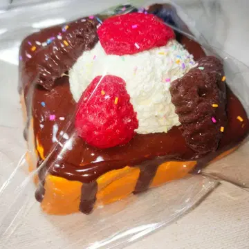 순수 진흙 초콜릿 토스트 스퀴즈 XL 사이즈