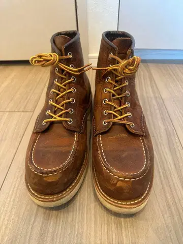 레드윙 부츠 가죽 신발