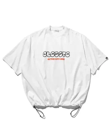 CLESSTE BUBBLE LOGO PRINT T-SHIRT white