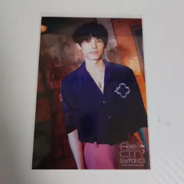 SixTONES 마츠무라 호쿠토 Feel da CITY 사진 세트