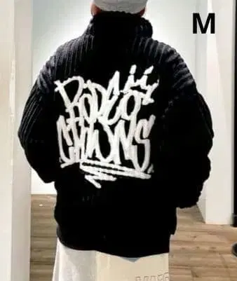 탄력 로고 에코 퍼 자켓 블랙 M 8250엔