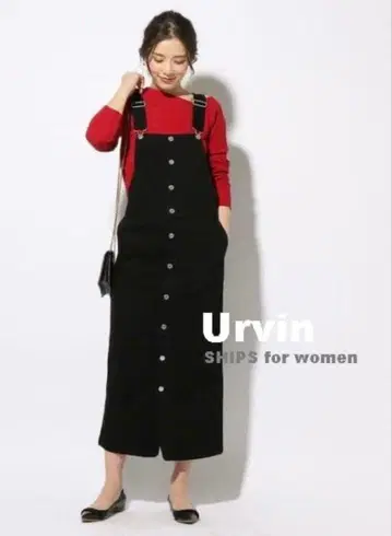 URVIN 오카야마 데님 연구소 점퍼 스커트 오버롤 완판