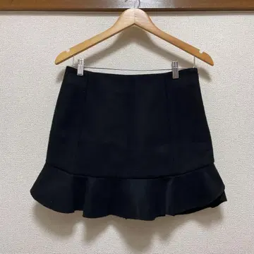 Deuxieme Classe 미니 스커트 플레어 두지엠 클라세 블랙