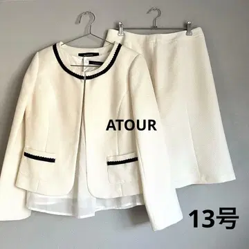 새상품급 ] ATOUR 노카라 자켓 포멀 스커트 수트 입학 졸업