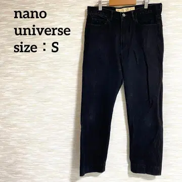 나노 유니버스 블랙 데님 [S] 80 데님 슈컷 5P 1130