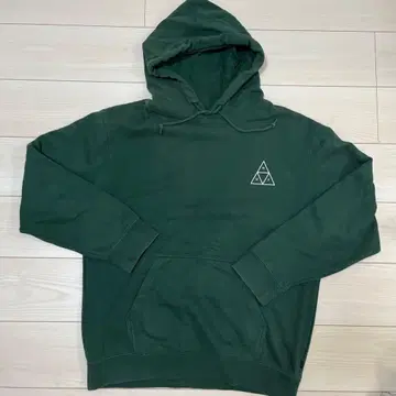 HUF 다크 그린 후드티 L