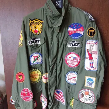 SET 올리브 드라브 밀리터리 자켓