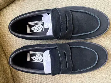 VANS 블랙 스웨이드 로퍼
