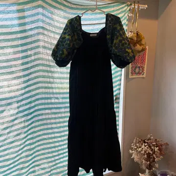 sahara 블랙 티셔츠 롱 원피스