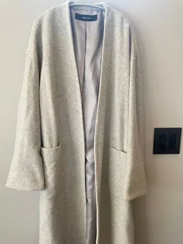 새상품급 JOURNAL STANDARD 노카라 울 코트