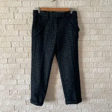 ODORANTES 체크 무늬 팬츠 36