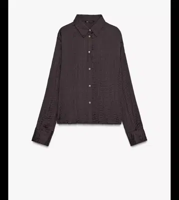 ZARA 주름 가공 또는 빈티지 마감 셔츠