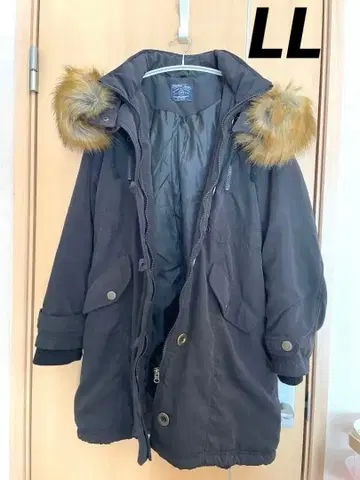 여성용 모즈 코트 블랙 퍼 포함