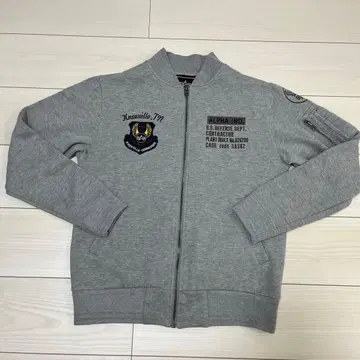 ALPHA INDUSTRIES 그레이 점퍼 M 사이즈
