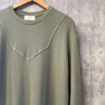 [컨디션 최상] BEAMS HEART 올리브 그린 롱 원피스 긴팔