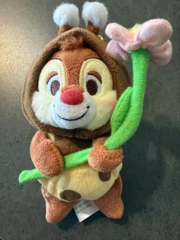 디즈니 스토어 데일 봉제 인형 키링 Flower Garden