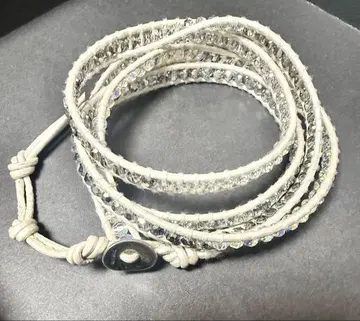 [ 새상품 ] CHAN LUU 5연 랩 팔찌 x 스와로브스키 복조리