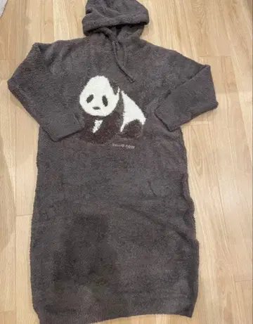 젤라또피케 후드 부착 자카드 팬더 원피스