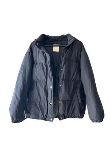 블랙 후드 부착 다운 자켓 어반 리서치