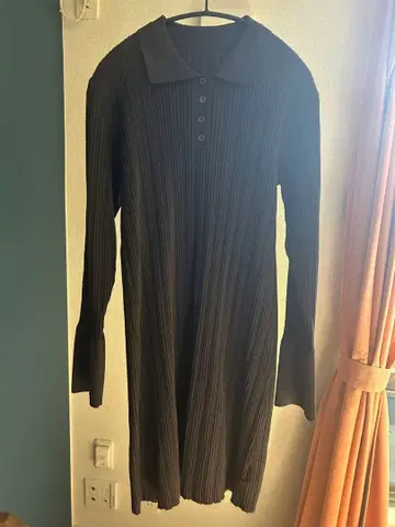 플레어 니트 원피스