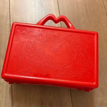 빈티지 맥도날드 플라스틱 백 빨간색 레드 가방 골동품