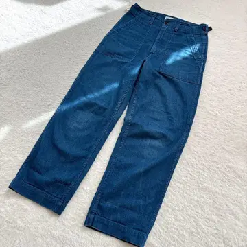 caqu 사큐 클래식 베이커 데님 팬츠 일본제 와이드