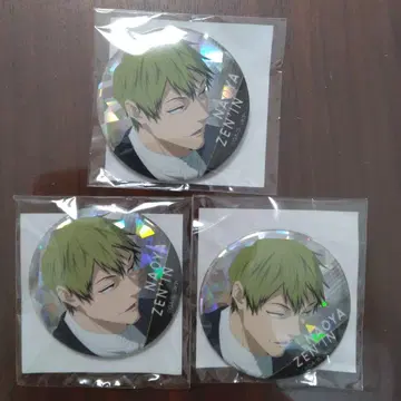 주술회전 홀로그램 캔뱃지 젠인 나오야 3세트