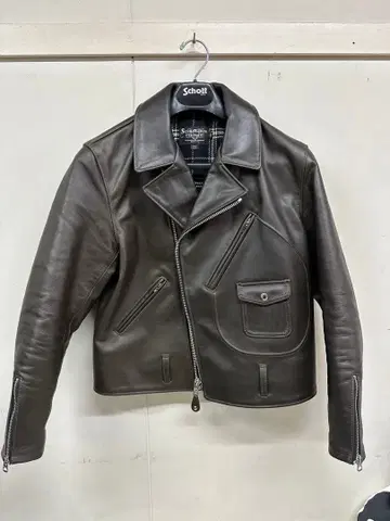 schott 더블 라이더스 D 포켓 다크 그린