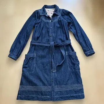rivet & surge 리벳앤서지 데님 코트 원피스