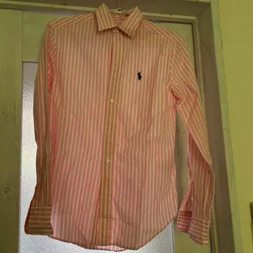 클래식 핏 스트라이프 코튼 린넨 셔츠