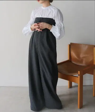 SELECTMOCA 그레이 울 혼방 살로펫