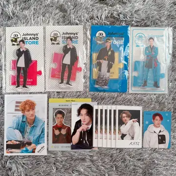 SnowMan 이와모토 히카루 아크릴 스탠드 공식 사진 두꺼운 종이