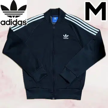 adidas SST 트랙 자켓 M 3 라인 블랙