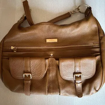 le-junev 브라운 숄더백