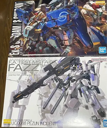 MG Ex-S 건담 & FAZZ ver.ka 세트 새상품 종이상자 발송