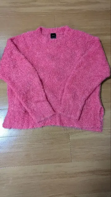 핑크 니트 긴팔
