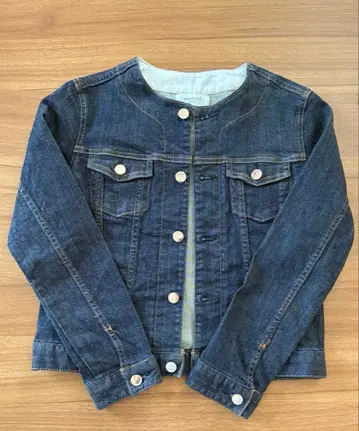 시착만 한 OPAQUE.CLIP 데님 자켓 S 사이즈 옷깃 분실