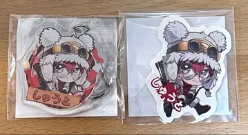 잉크퀘스트 슈트 스티커 아크릴 키링