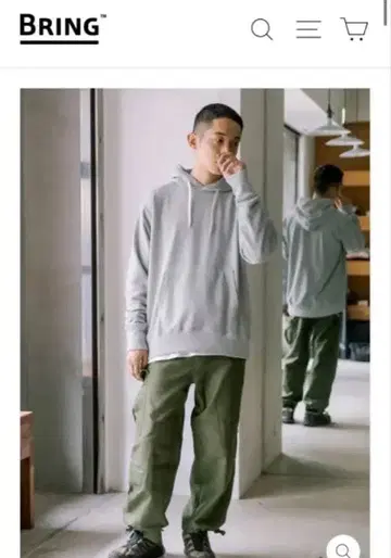 BRING 브링 풀오버 후드티