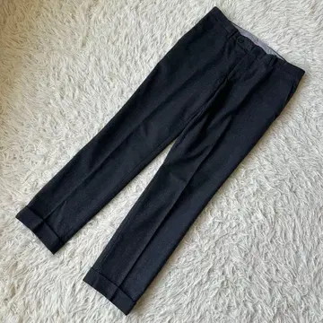 새상품급 수트 컴퍼니 카노니코 슬랙스 팬츠 그레이 색상 삭소니 M