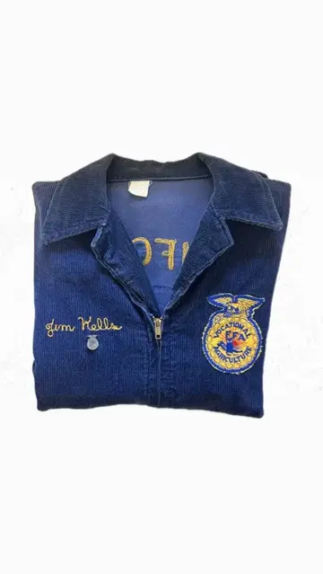 레어! FFA 빈티지 자켓 / Yuba City 자수 & 레어 배지