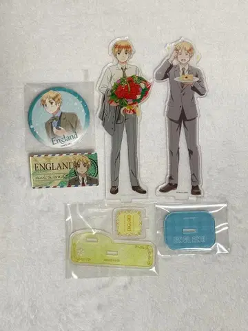 헤타리아 영국 아크릴 스탠드 캔뱃지 핀 배지