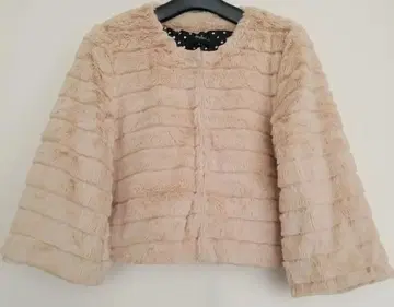 인조 모피 노카라 자켓 결혼식 파티 데이트 크리스마스