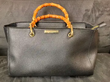 KATIE LOXTON (케이티 록스턴) 뱀부 핸드 토트백