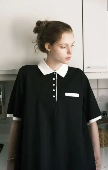 foufou 트랙 폴로 원피스