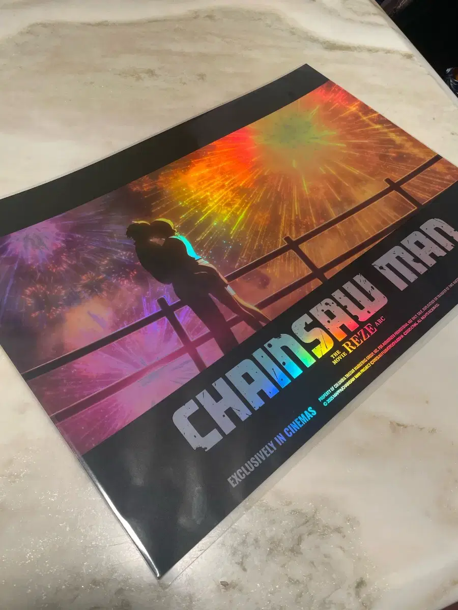 Chainsaw Man Reze Arc Fireworks Poster A3